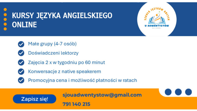 Kursy j.angielskiego dla Adwentystów