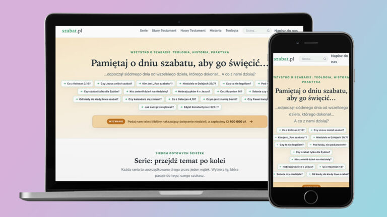 Nowa odsłona serwisu Szabat.pl